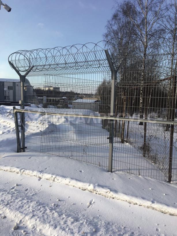 Ограждение с верхним барьером безопасности для АО Международный аэропорт Шереметьево